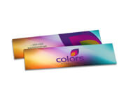MARCADOR DE PÁGINA COUCHÊ 300G LAMINAÇÃO FOSCA LAM FOSCA FRENTE E VERSO 182X51 - 4X4 - 1000unid - 4801A