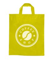 SACOLAS E SACOS SACOLAS PERSONALIZADAS PLÁSTICAS ALÇA FITA 300X450MM AMARELA