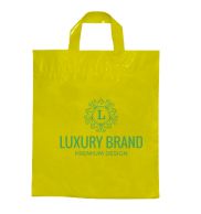 SACOLAS E SACOS SACOLAS PERSONALIZADAS PLÁSTICAS ALÇA FITA 300X450MM AMARELA