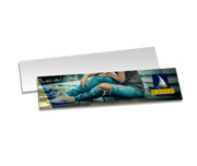 MARCADOR DE PÁGINA COUCHÊ 250G VERNIZ UV VERNIZ UV TOTAL FRENTE 182X51 - 4X0 - 5000unid - M250100AC