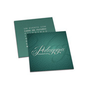 CONVITES BÁSICO RECICLATO 240G SEM LAMINAÇÃO E SEM VERNIZ UV SEM VERNIZ 50X50MM