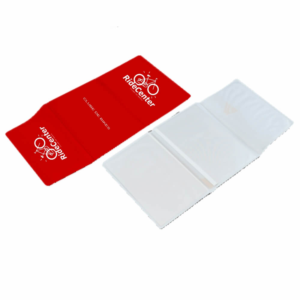 PORTA DOCUMENTOS TRIPLO VERMELHO