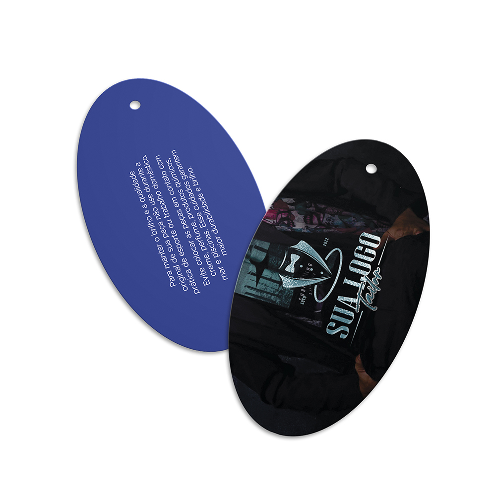 TAGS TAGS ESPECIAIS COUCHÊ 300G VERNIZ LOCALIZADO LAM FOSCA FRENTE E VERNIZ LOCALIZADO FRENTE 91X51MM - 4X4 - 1000unid - TD541000B