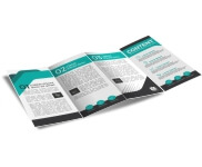 FOLDERS E MALA DIRETA COUCHÊ 115G SEM VERNIZ 300X150MM 3 DOBRAS