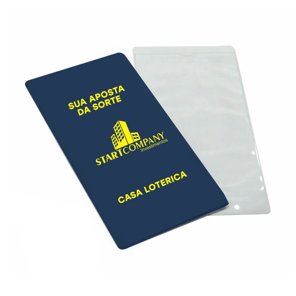 PORTA DOCUMENTOS VOLANTES DE LOTERIA AZUL