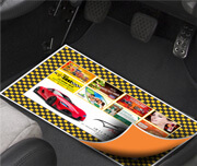 TAPETES E CAPACHOS TAPETE PARA CARRO APERGAMINHADO 75G 480X330MM