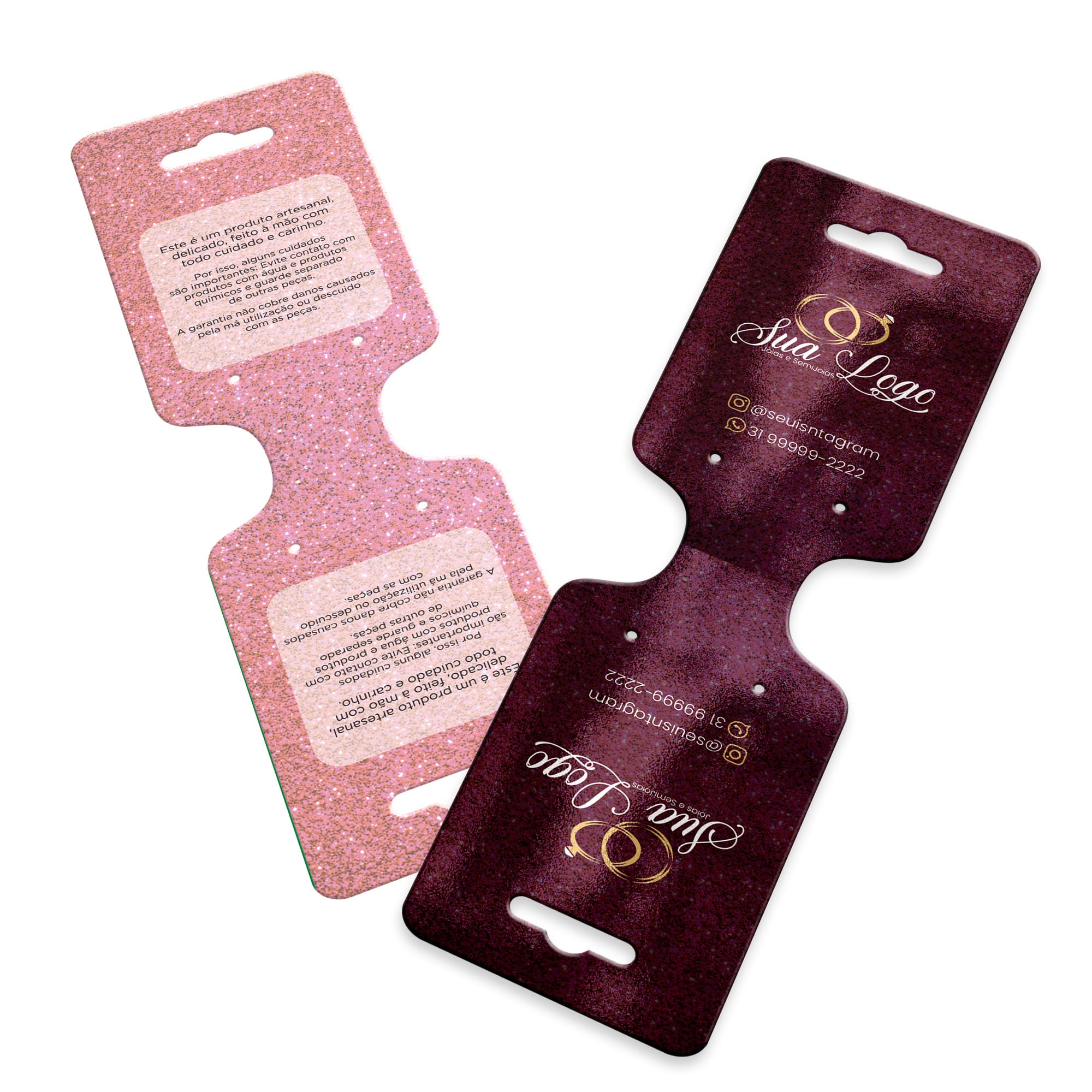 TAGS TAGS ESPECIAIS COUCHÊ 300G VERNIZ UV VERNIZ UV TOTAL FRENTE 182X51MM - 4X4 - 1000unid - TB4C314