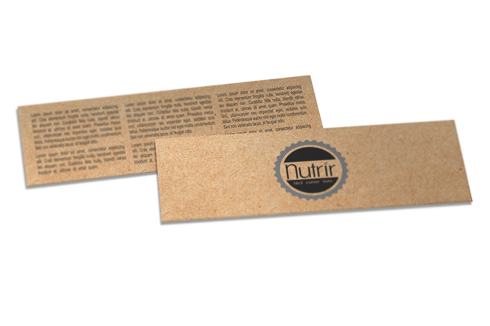 MARCADOR DE PÁGINA KRAFT 250G SEM LAMINAÇÃO E SEM VERNIZ SEM VERNIZ 153X51 - 1X1 - 500unid - PKMP4500C