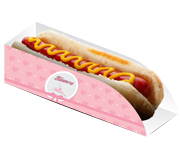 PRODUTOS PARA FESTA EMBALAGEM PARA CACHORRO QUENTE COUCHÊ 250G SEM LAMINAÇÃO E SEM VERNIZ SEM VERNIZ