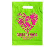 SACOLAS E SACOS SACOLAS PERSONALIZADAS PLÁSTICAS BOCA VAZADA 400X500MM VERDE