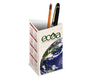 CALENDÁRIOS E FOLHINHAS 2025 CALENDÁRIO DE MESA PORTA CANETAS VERTICAL COUCHÊ 300G VERNIZ UV TOTAL FRENTE - 4X0 - 3000unid - CM002D