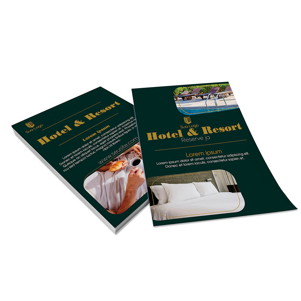 PANFLETOS, FLYERS E FOLHETOS COUCHÊ 90G SEM VERNIZ 280X400MM