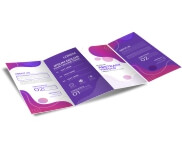 FOLDERS E MALA DIRETA COUCHÊ 115G SEM VERNIZ 300X150MM 3 DOBRAS