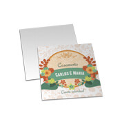 CONVITES BÁSICO COUCHÊ 250G LAMINAÇÃO HOLOGRÁFICA LAM HOLOGRÁFICA FRENTE 50X50MM - 4X0 - 90unid - CBC10100CC