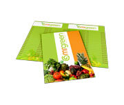 CARDÁPIOS CARDÁPIOS PERSONALIZADOS 4 PÁGINAS COM DOBRA COUCHÊ 250G 300X210MM - 4X4 - 200unid - CC44H200