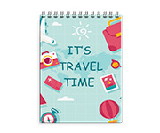 AGENDAS, CADERNOS E APOSTILAS CADERNETA CAPA MALEÁVEL WIRE O MIOLO PERSONALIZADO ABERTURA VERTICAL CAPA COUCHÊ 300G E MIOLO AP 75G SEM VERNIZ 48 FOLHAS 105X150MM - 4X0 - 96unid - CDR100CC