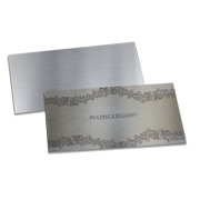 CONVITES BÁSICO SILVER LUX 300G SEM LAMINAÇÃO E SEM VERNIZ UV SEM VERNIZ 182X102MM