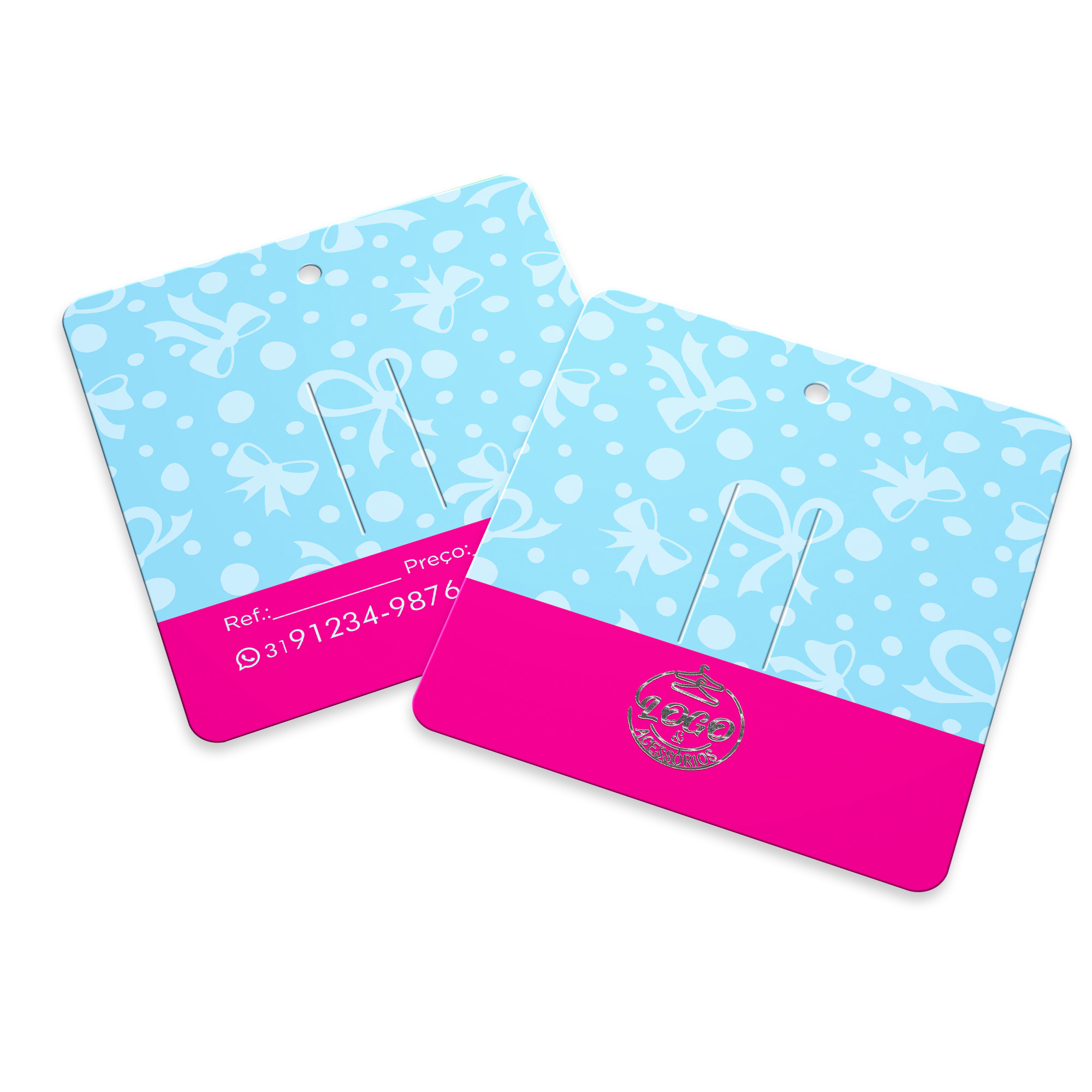 TAGS TAGS ESPECIAIS COUCHÊ 300G HOT STAMPING LAM FOSCA FV E HOTSTAMPING FR 91X102MM