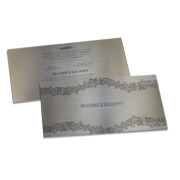 CONVITES BÁSICO SILVER LUX 300G SEM LAMINAÇÃO E SEM VERNIZ UV SEM VERNIZ 182X102MM