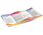 FOLDERS E MALA DIRETA COUCHÊ 150G SEM VERNIZ 300X150MM 3 DOBRAS