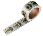 RÓTULO BOBINA BOPP METALIZADO 35X45MM