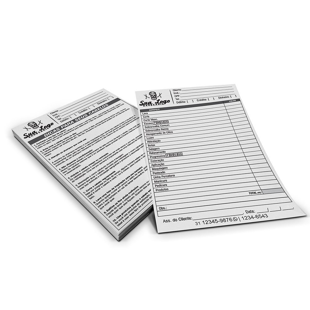BLOCOS, COMANDAS, RECEITUÁRIOS E TALÕES COMANDAS APERGAMINHADO 75G 150X105MM - 1X1 - 500unid - T001A