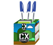 CALENDÁRIOS E FOLHINHAS 2025 CALENDÁRIO DE MESA PORTA CARTÕES CUBO COUCHÊ 300G VERNIZ UV TOTAL FRENTE
