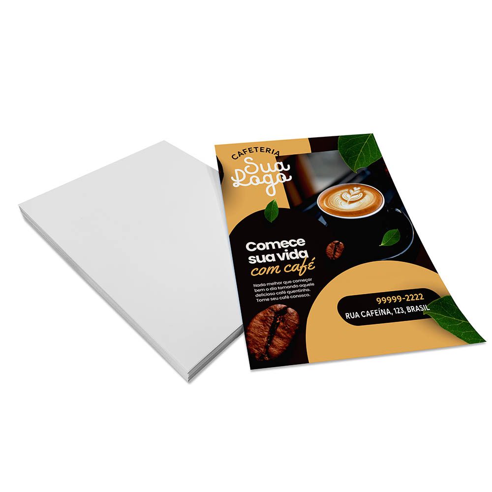 PANFLETOS, FLYERS E FOLHETOS COUCHÊ 150G SEM VERNIZ 300X400MM - 4X0 - 5000unid - 145422