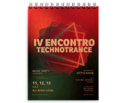AGENDAS, CADERNOS E APOSTILAS CADERNETA CAPA MALEÁVEL WIRE O MIOLO PERSONALIZADO ABERTURA VERTICAL CAPA KRAFT 250G E MIOLO AP 75G 48 FOLHAS 150X210MM
