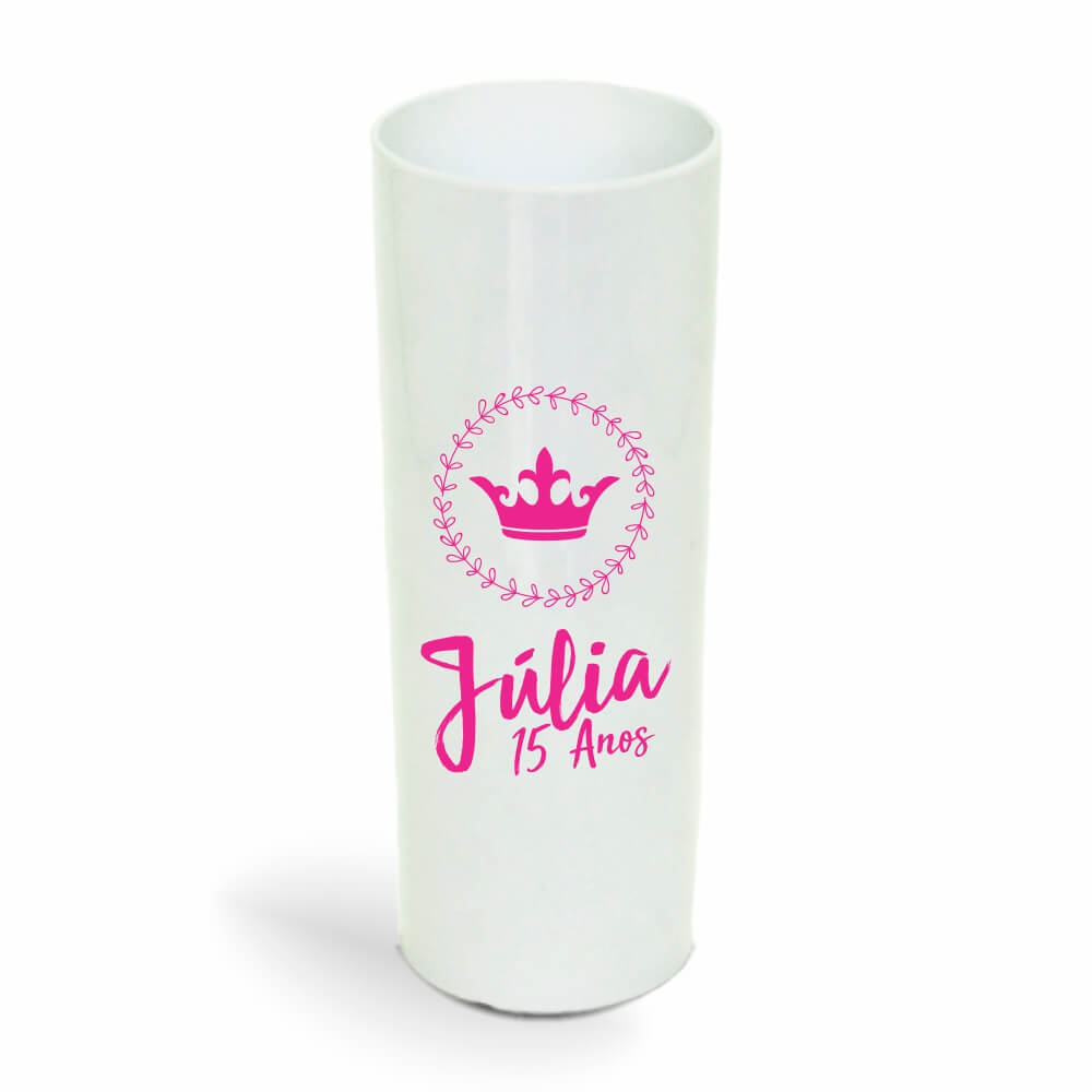 CANECA, COPOS E TAÇAS COPOS COPOS PLÁSTICOS LONG DRINK 350ML IMPRESSÃO 1 COR LEITOSO BRANCO
