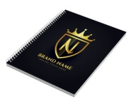 AGENDAS, CADERNOS E APOSTILAS CADERNO IMPRESSÃO DIGITAL CAPA PAPEL PARANÁ 2MM E MIOLO AP 75G MIOLO PADRÃO LAM FOSCA FR E HOTSTAMPING FR 150X210MM 100 FOLHAS - 4X0 - 10unid - CADD3H
