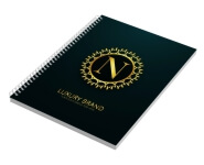 AGENDAS, CADERNOS E APOSTILAS CADERNO IMPRESSÃO DIGITAL CAPA PAPEL PARANÁ 2MM E MIOLO AP 75G MIOLO PADRÃO LAM FOSCA FR E HOTSTAMPING FR 150X210MM 100 FOLHAS - 4X0 - 50unid - CADD5H