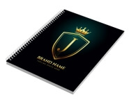 AGENDAS, CADERNOS E APOSTILAS CADERNO IMPRESSÃO DIGITAL CAPA PAPEL PARANÁ 2MM E MIOLO AP 75G MIOLO PADRÃO LAM FOSCA FR E HOTSTAMPING FR 150X210MM 100 FOLHAS - 4X0 - 100unid - CADD6H
