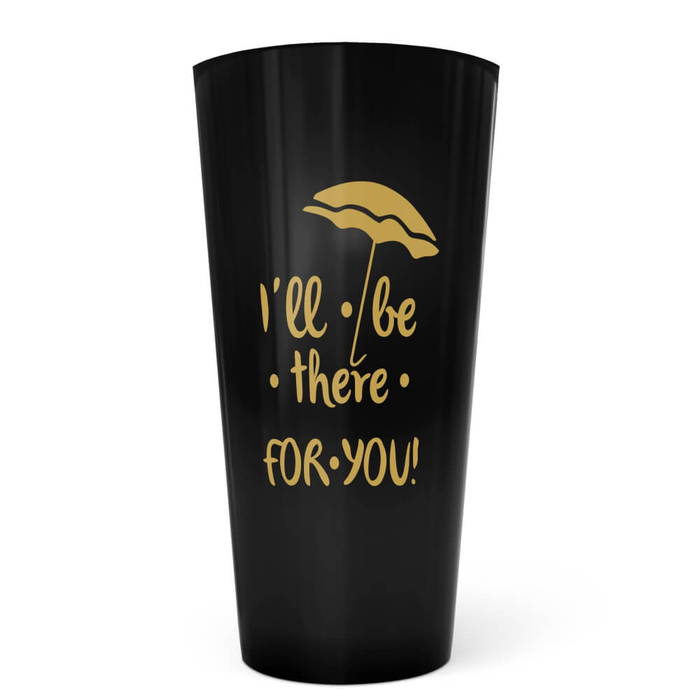 CANECA, COPOS E TAÇAS COPOS COPOS ECOLÓGICOS 550ML IMPRESSÃO SILK PRETO