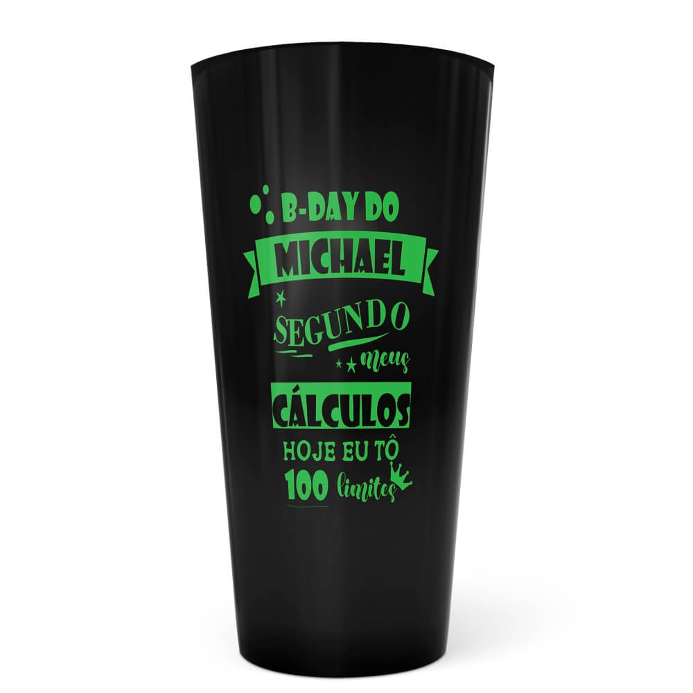 CANECA, COPOS E TAÇAS COPOS COPOS ECOLÓGICOS 550ML IMPRESSÃO SILK PRETO