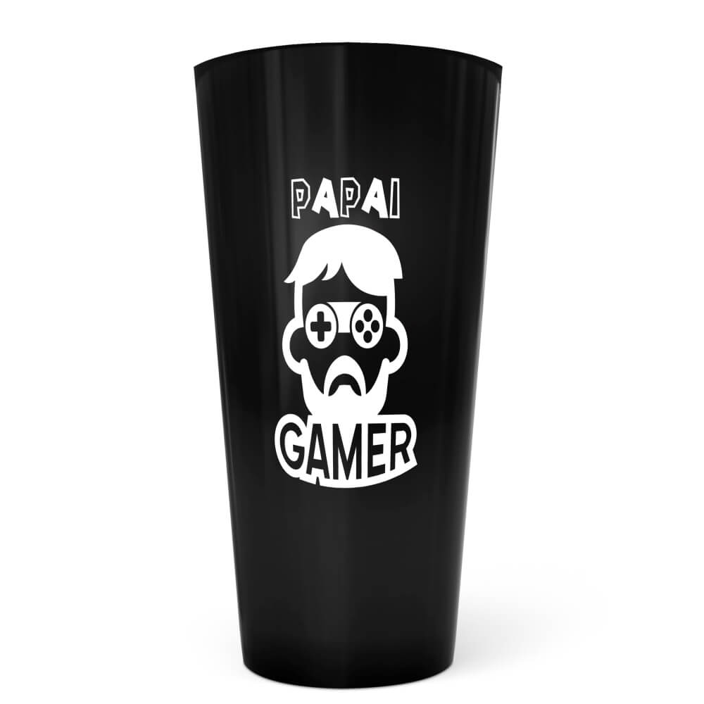 CANECA, COPOS E TAÇAS COPOS COPOS ECOLÓGICOS 550ML IMPRESSÃO SILK PRETO