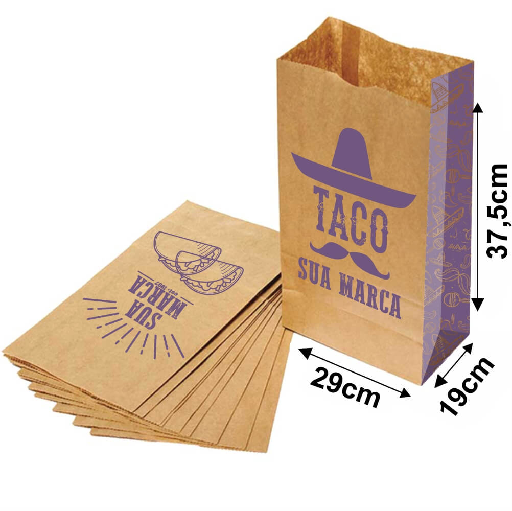 SACOLAS E SACOS SACO PARA DELIVERY 1X0 TAMANHO GG 290X375MM