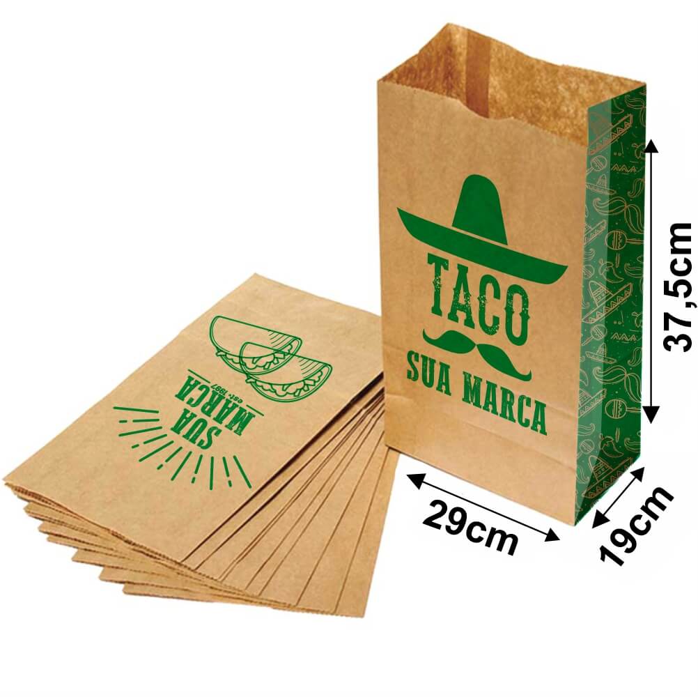 SACOLAS E SACOS SACO PARA DELIVERY 1X0 TAMANHO GG 290X375MM