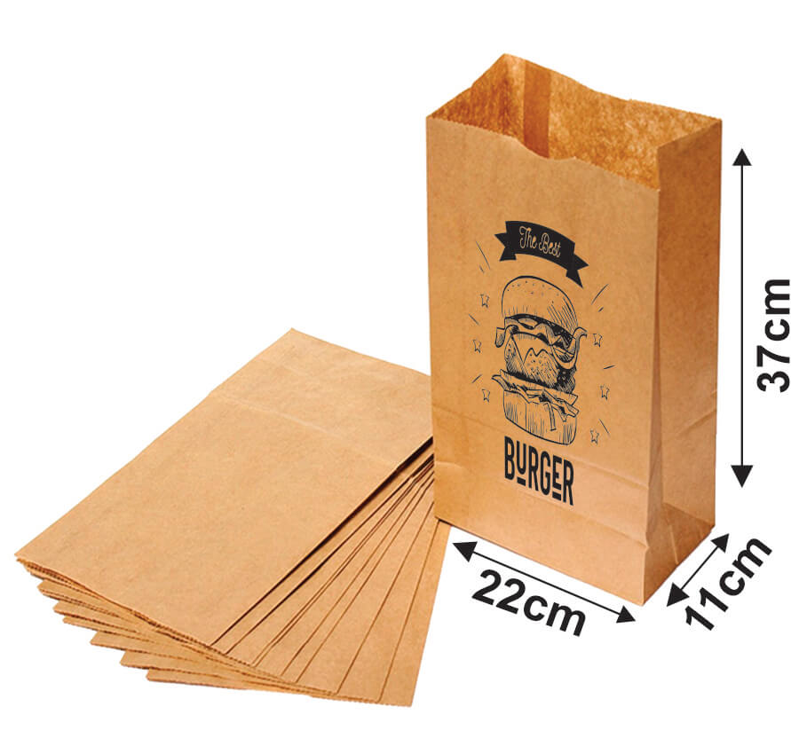 SACOLAS E SACOS SACO PARA DELIVERY 1X0 TAMANHO M 220X370MM