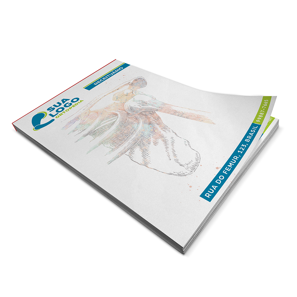 BLOCOS, COMANDAS, RECEITUÁRIOS E TALÕES RECEITUÁRIOS APERGAMINHADO 90G 150X210MM - 4X0 - 10000unid - 8203R