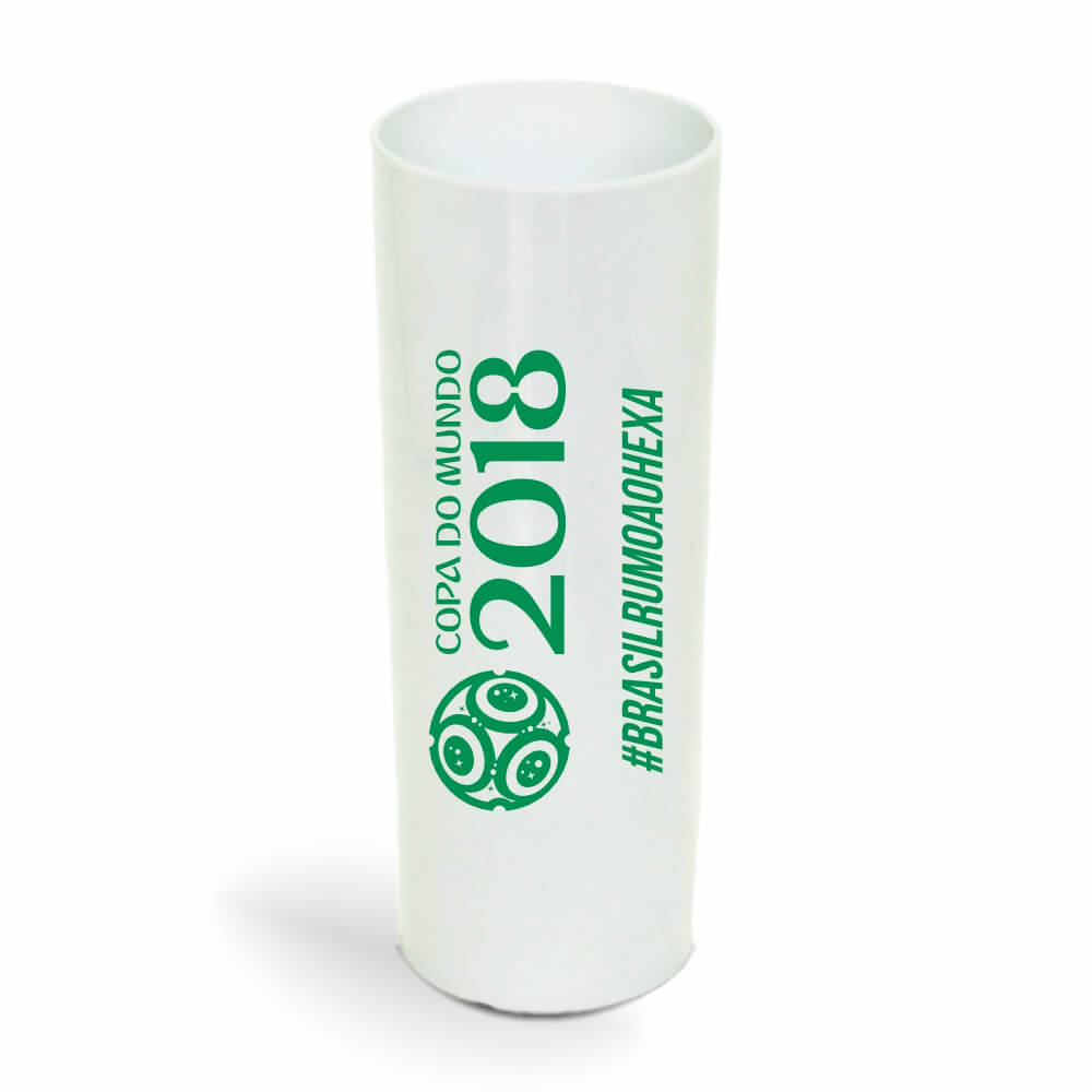 CANECA, COPOS E TAÇAS COPOS COPOS PLÁSTICOS LONG DRINK 350ML IMPRESSÃO 1 COR LEITOSO BRANCO