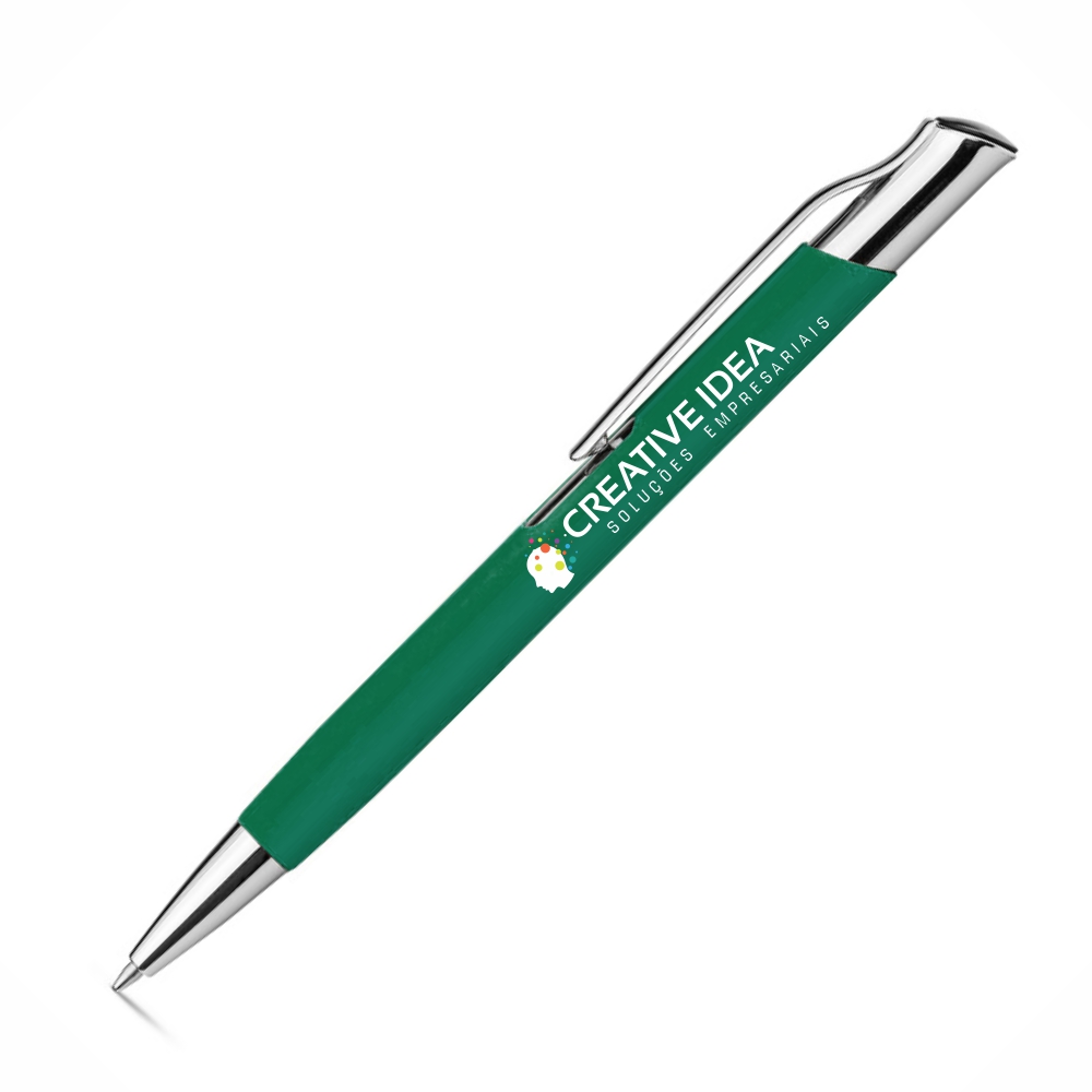 CANETAS IMPRESSÃO COLORIDA LINHA PREMIUM OLAF SOFT VERDE