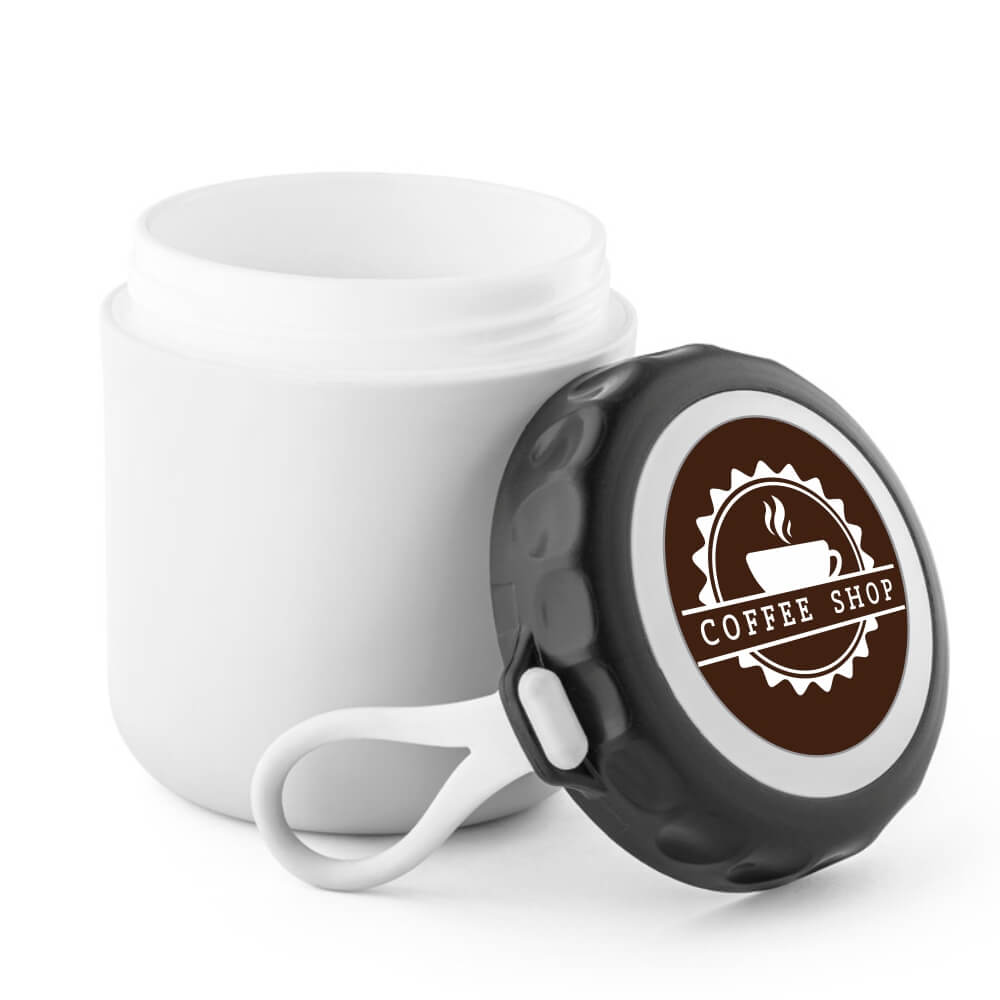CANECA, COPOS E TAÇAS COPOS COPOS PARA VIAGEM TÉRMICO EM PP 380ML BRANCO