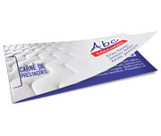 CARNÊS CAPA DE CARNÊ COUCHÊ 300G VERNIZ UV TOTAL FR - 4X4 - 100unid - CO244100C
