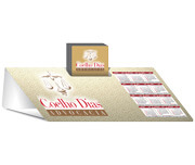 CALENDÁRIOS E FOLHINHAS 2025 CALENDÁRIO DE MESA PORTA CARTÕES SIMPLES COUCHÊ 250G SEM VERNIZ