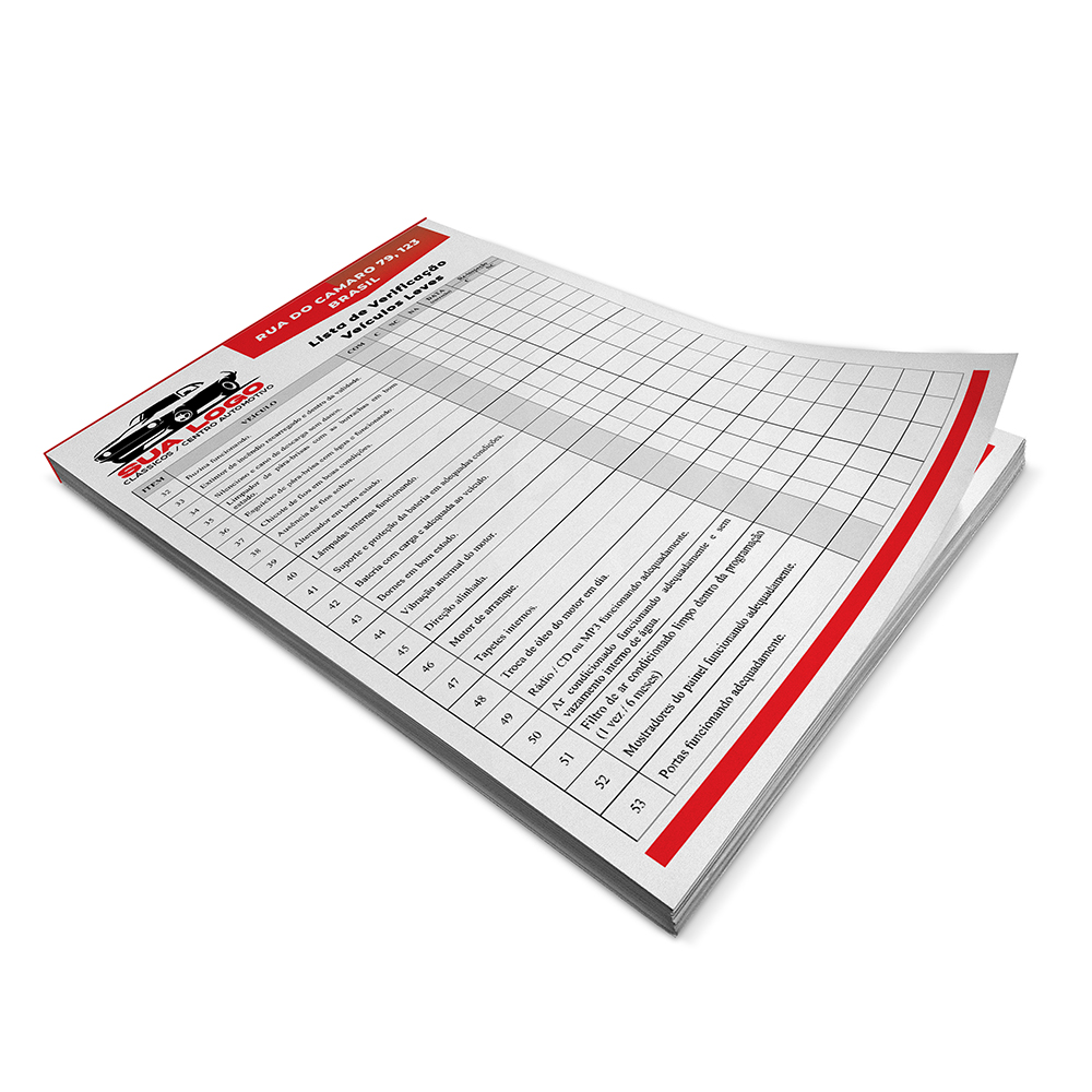 BLOCOS, COMANDAS, RECEITUÁRIOS E TALÕES RECEITUÁRIOS APERGAMINHADO 90G 210X300MM - 4X0 - 500unid - 8100S