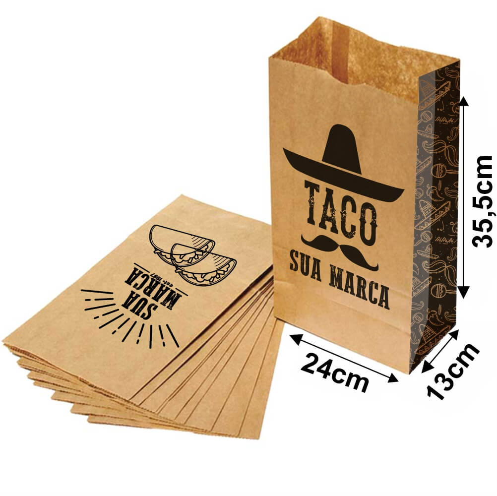 SACOLAS E SACOS SACO PARA DELIVERY 1X0 TAMANHO M 240X355MM