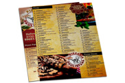 CARDÁPIOS CARDÁPIOS DESCARTÁVEIS APERGAMINHADO 180G 300X420MM
