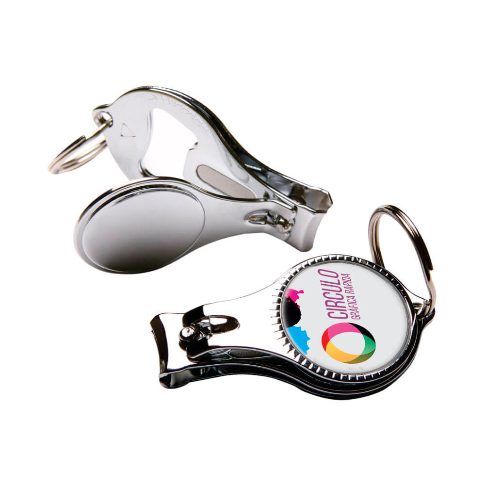 ABRIDORES E CHAVEIROS CHAVEIRO RESINADO METAL CORTADOR DE UNHA