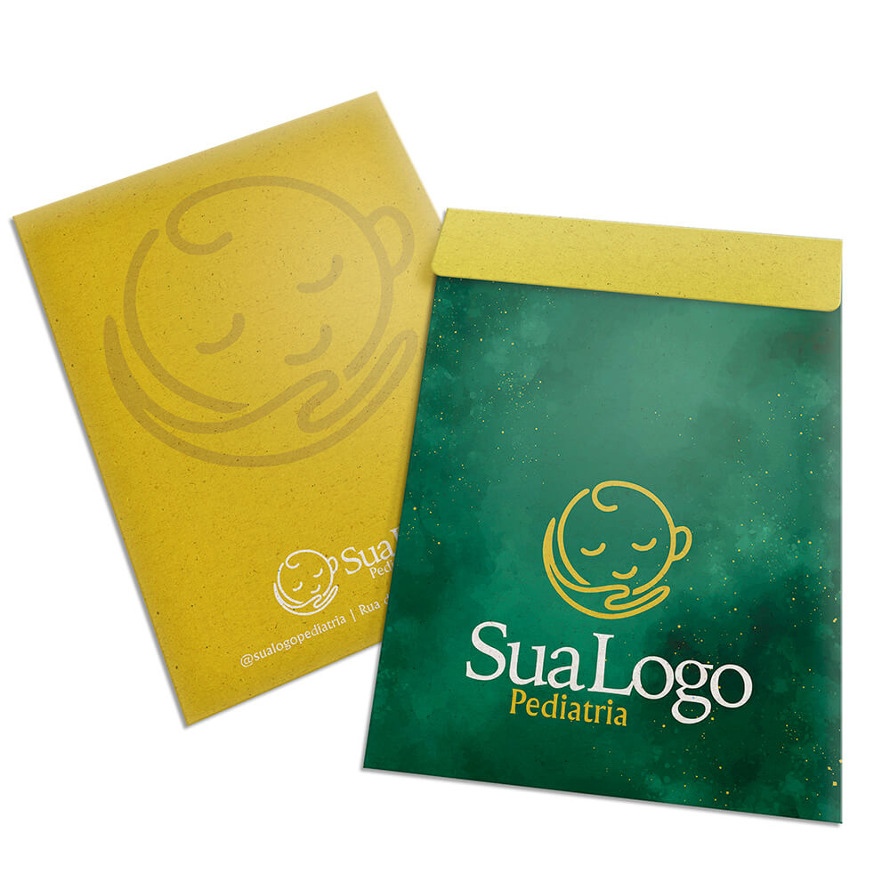 ENVELOPES ENVELOPES PERSONALIZADOS RECICLATO 90G SACO 250X350MM